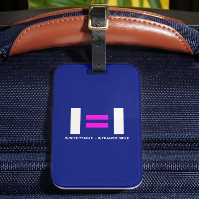 Odetekterbart är gual till en icke-transmibel VIH Bagagebricka (Framsida Insitu 2)