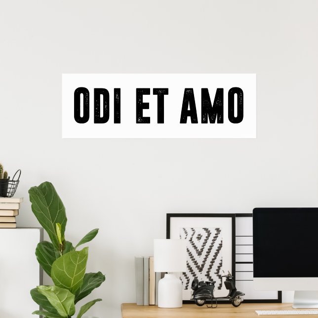 Odi et amo poster (Hemmakontoret)