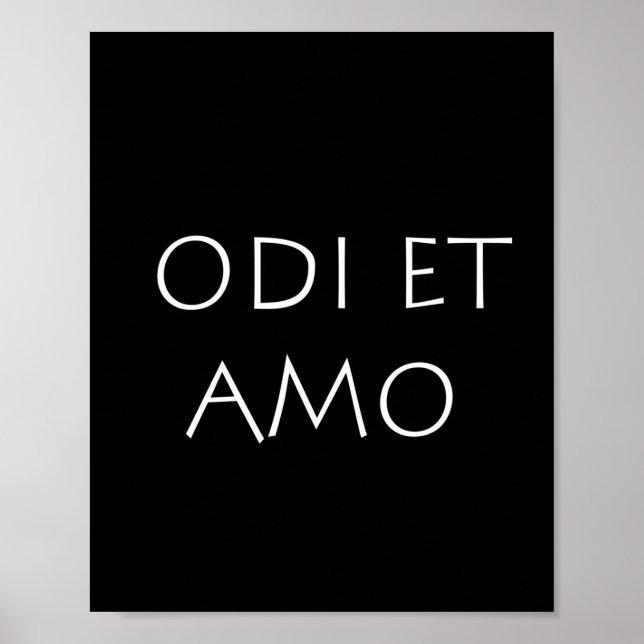 Odi et amo poster (Framsidan)