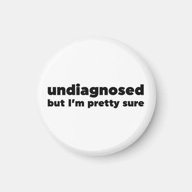 Odiagnostiserad, men jag är säker på söt magnet (Framsidan)