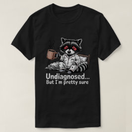 Odiagnostiserad men Söt Sure Raccoon Shirt - Lusti T