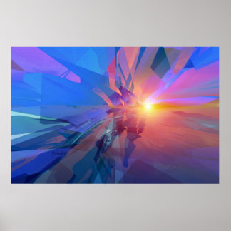 Odiagrammet - abstrakt poster