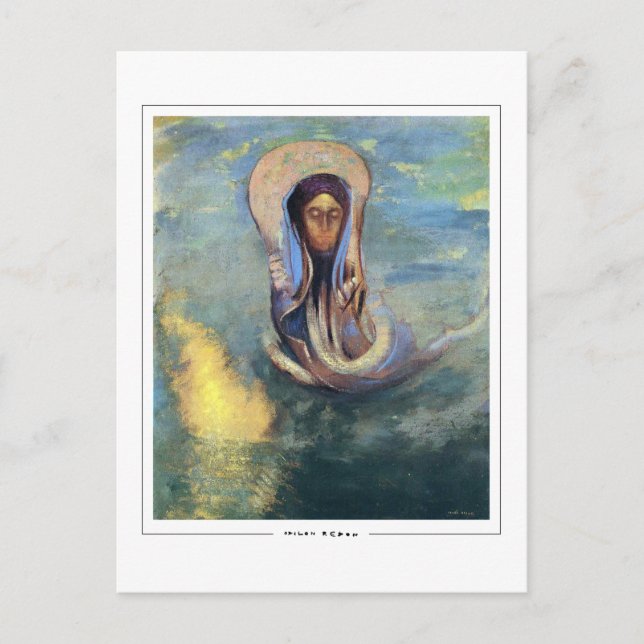 Odilon Redon #12 - Fin Art-vykort Vykort (Framsida)