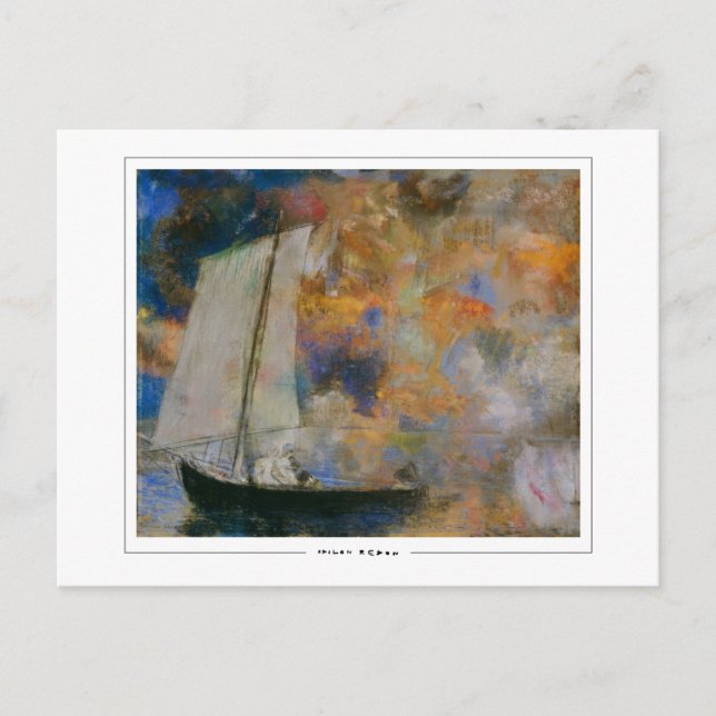 Odilon Redon #16 - Finkonst Postkort Vykort (Framsida)