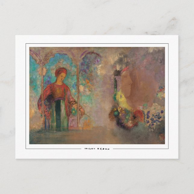 Odilon Redon #20 - Fin Art-vykort Vykort (Framsida)