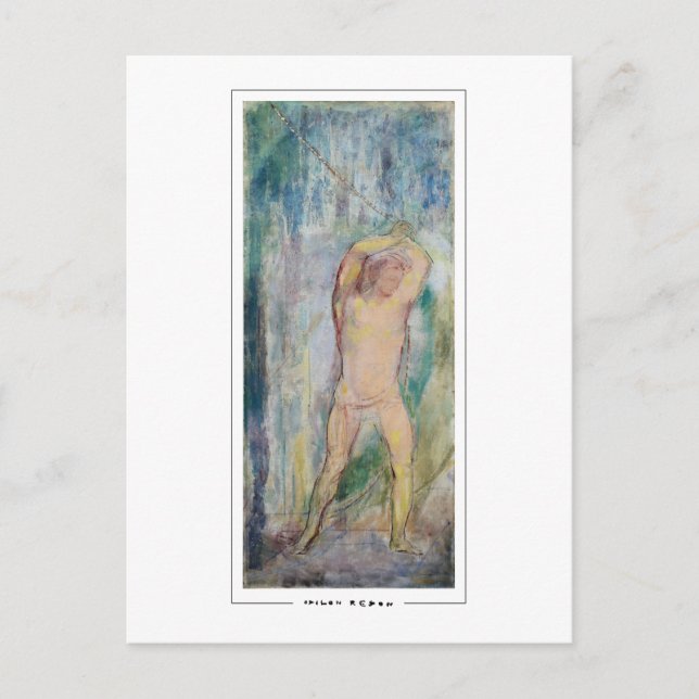 Odilon Redon #256 - Finkonst Postkort Vykort (Framsida)
