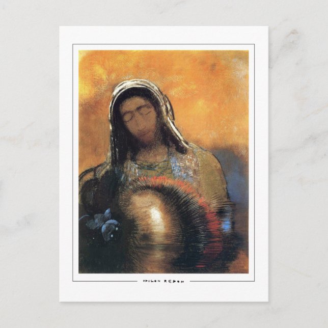 Odilon Redon #315 - Fin Art-vykort Vykort (Framsida)
