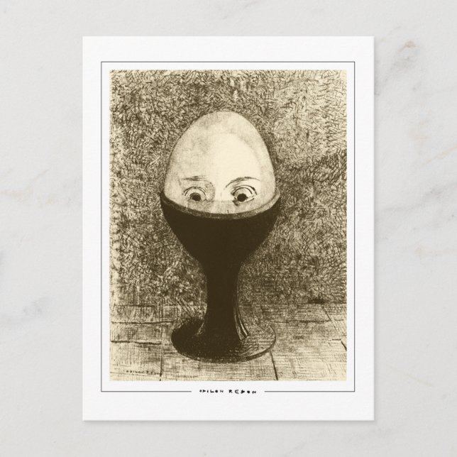 Odilon Redon #331 - Fin Art-vykort Vykort (Framsida)
