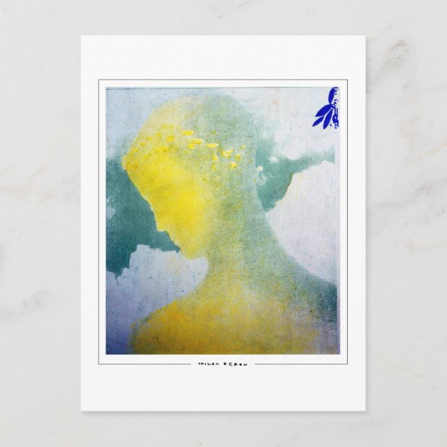Odilon Redon #4 - Finkonst Postkort Vykort (Framsida)