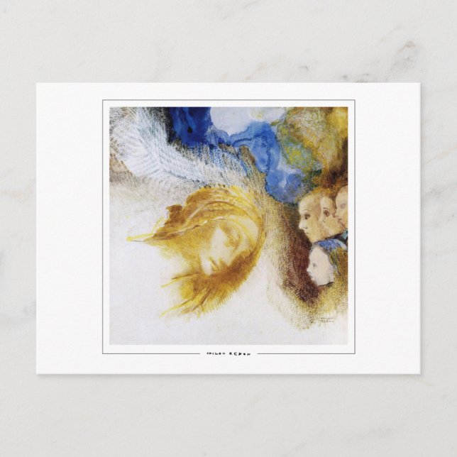 Odilon Redon #566 - Fin Art-vykort Vykort (Framsida)