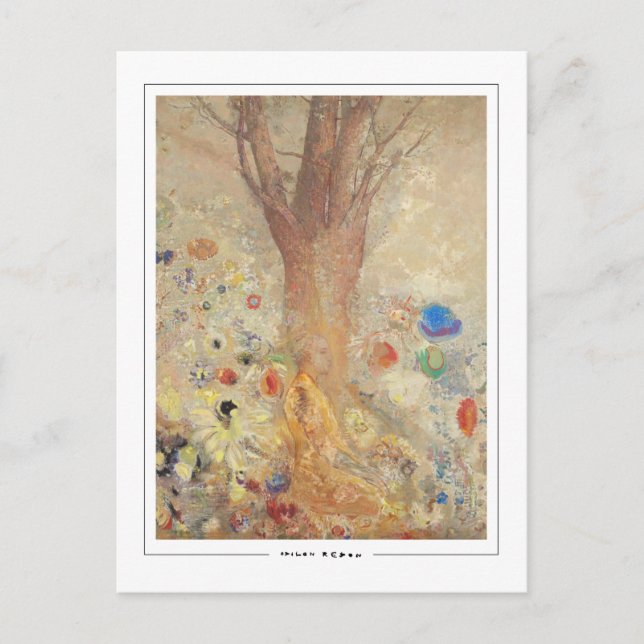 Odilon Redon #6 - Finkonst Postkort Vykort (Framsida)