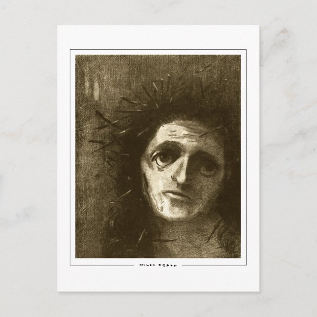 Odilon Redon #740 - Finkonst Postkort Vykort (Framsida)