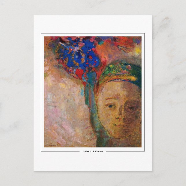 Odilon Redon #776 - Finkonstkort Vykort (Framsida)
