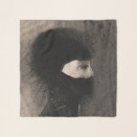 Odilon Redon Armor Mörk ansikte / Symbolism Sjal<br><div class="desc">Odilon Redon "Armor" scarf. Symbolismkonst.</div>