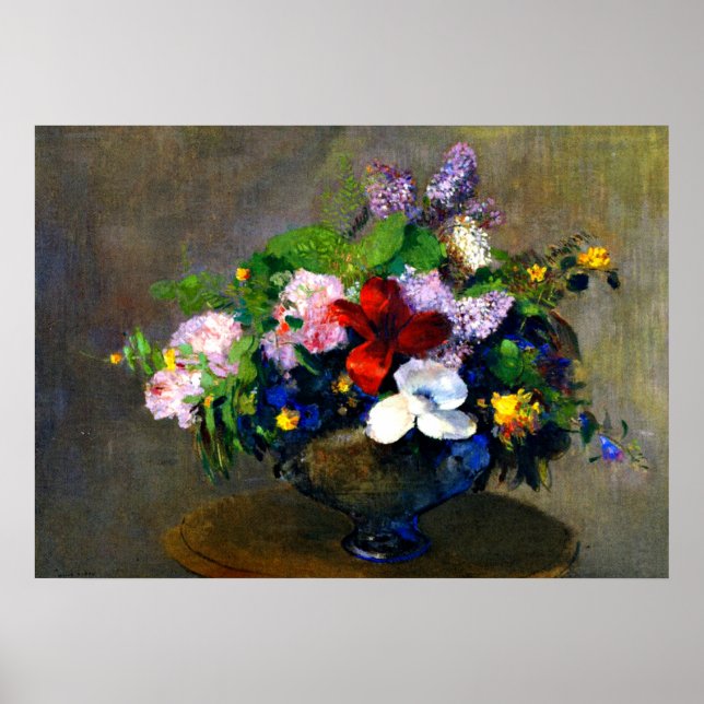 Odilon Redon - Black Bowl Poster (Framsidan)