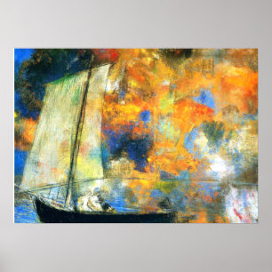 Odilon Redon - Blommoln Poster