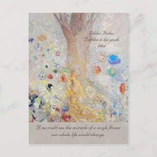 Odilon Redon Buddha CC0211 Miraklet av en blomma Vykort
