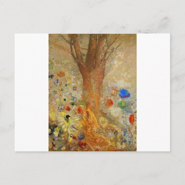 Odilon Redon Buddha i sin ungdom Vykort (Framsida)