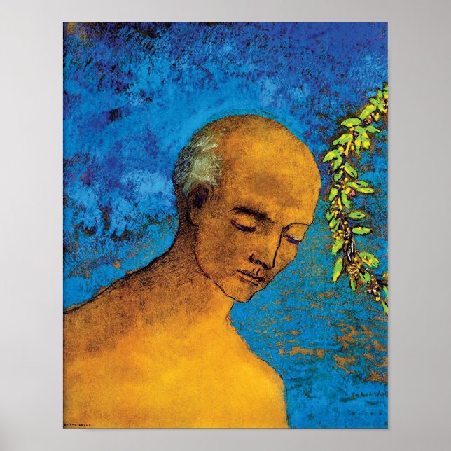 Odilon Redon - Fin Art Symbolism i Krona Poster (Framsidan)