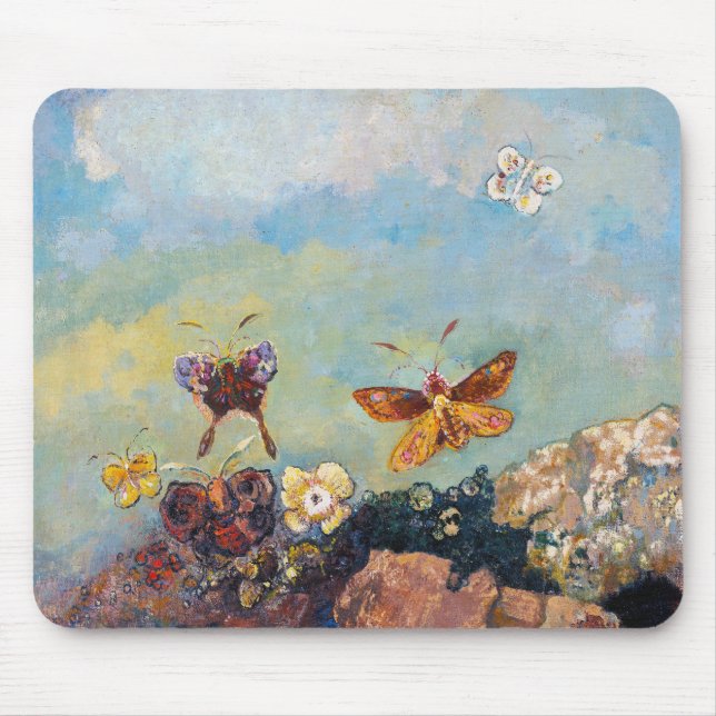 Odilon Redon, Fjärilar,1910 Musmatta (Framsidan)