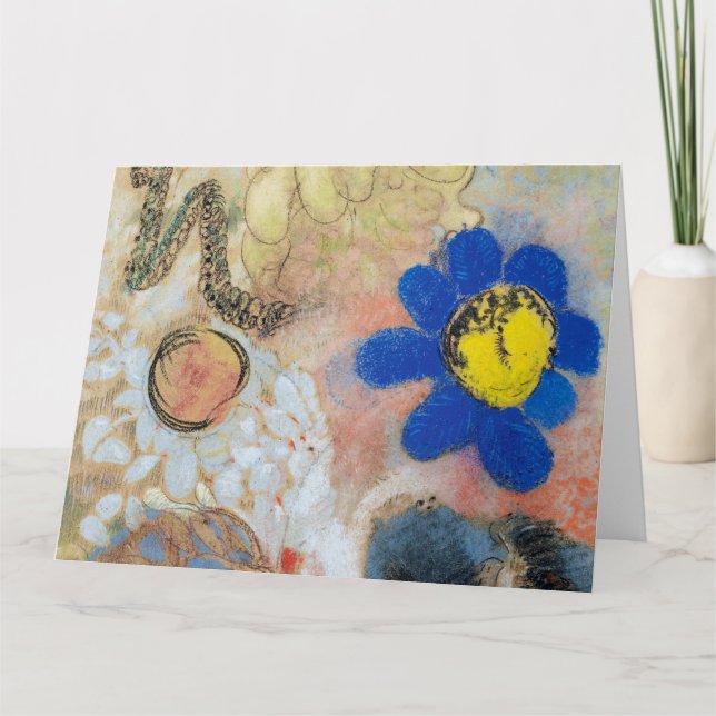 Odilon Redon - Flora av marint undervatten Kort (Framsida)