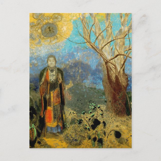 Odilon Redon - Le Bouddha Vykort (Framsida)