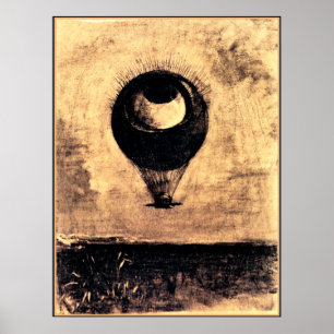 Odilon Redon - Öga Balloon Poster