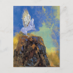 Odilon Redon Pegasus - grekisk mytologi symbolism Vykort