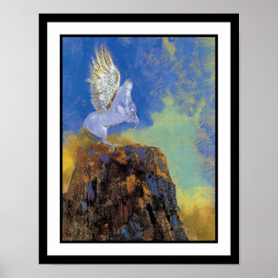 Odilon Redon Pegasus - Grekisk mytologisk Symbolis Poster