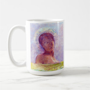 Odilon Redon, slutna ögon 1889 Kaffemugg