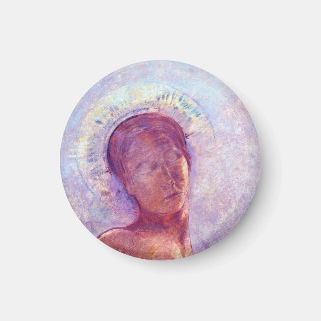 Odilon Redon, slutna ögon 1889 Magnet (Framsidan)