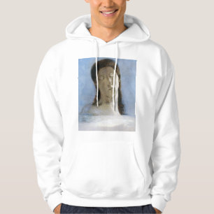 Odilon Redon, slutna ögon 1890 Hoodie