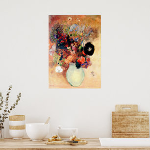 Odilon Redon - Svart vallmo Poster