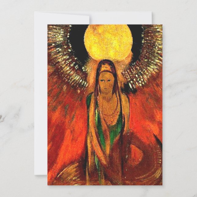 Odilon Redon-teckningar, Flame. (Framsida)