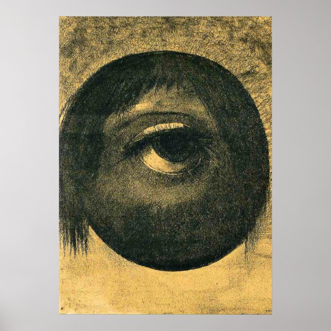 Odilon Redon-teckningar, Vision Card, Poster (Framsidan)
