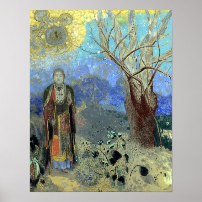 Odilon Redon the Buddha Poster (Framsidan)