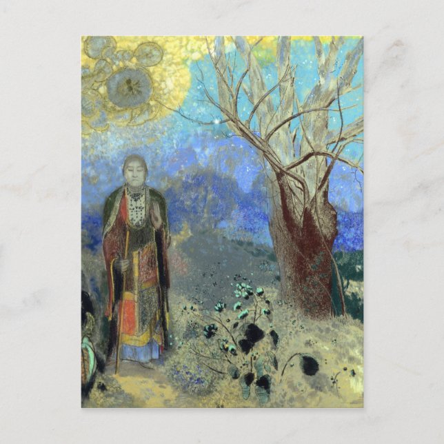 Odilon Redon the Buddha Vykort (Framsida)
