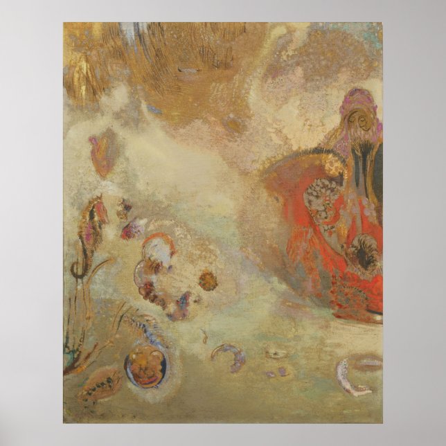 Odilon Redon - Undervattensvision Poster (Framsidan)
