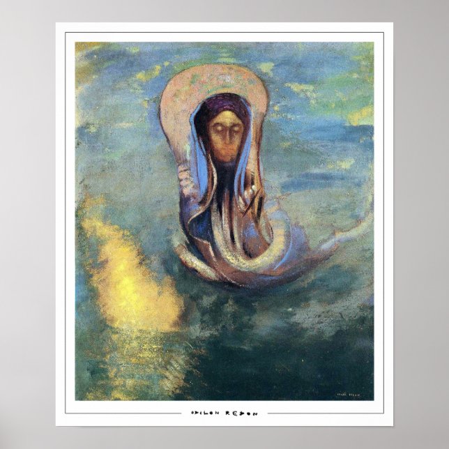 Odilon Redon Zedign Art Poster #12 (Framsidan)