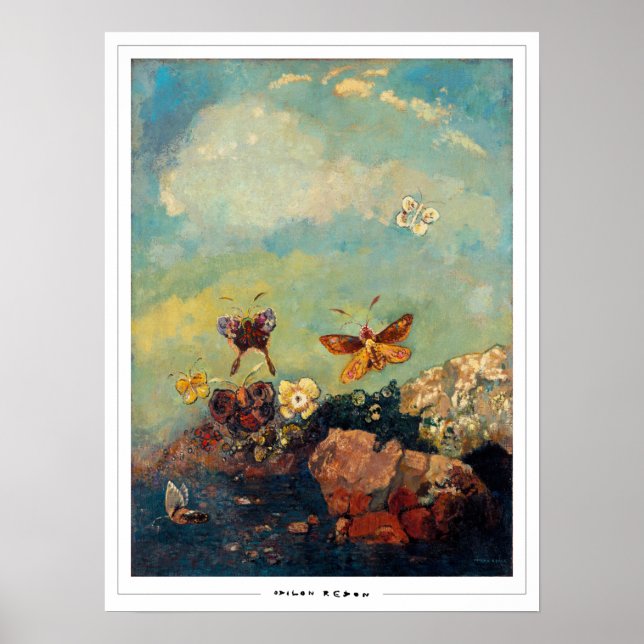 Odilon Redon Zedign Art Poster #22 (Framsidan)