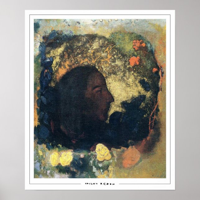 Odilon Redon Zedign Art Poster #8 (Framsidan)