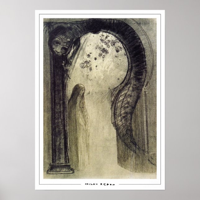 Odilon Redon Zedign Art Poster #85 (Framsidan)