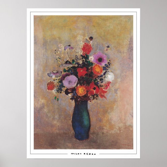 Odilon Redon Zedign Art Poster nr 10 (Framsidan)