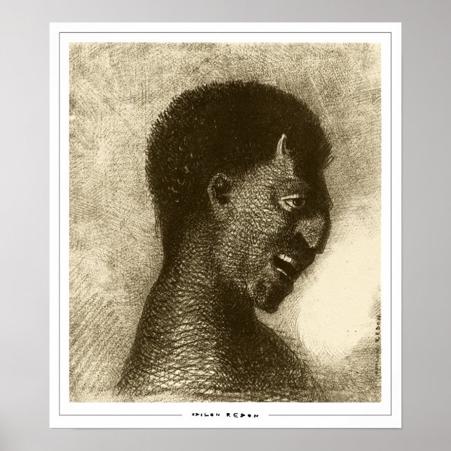 Odilon Redon Zedign Art Poster nr 101 (Framsidan)