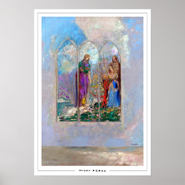 Odilon Redon Zedign Art Poster nr 23 (Framsidan)
