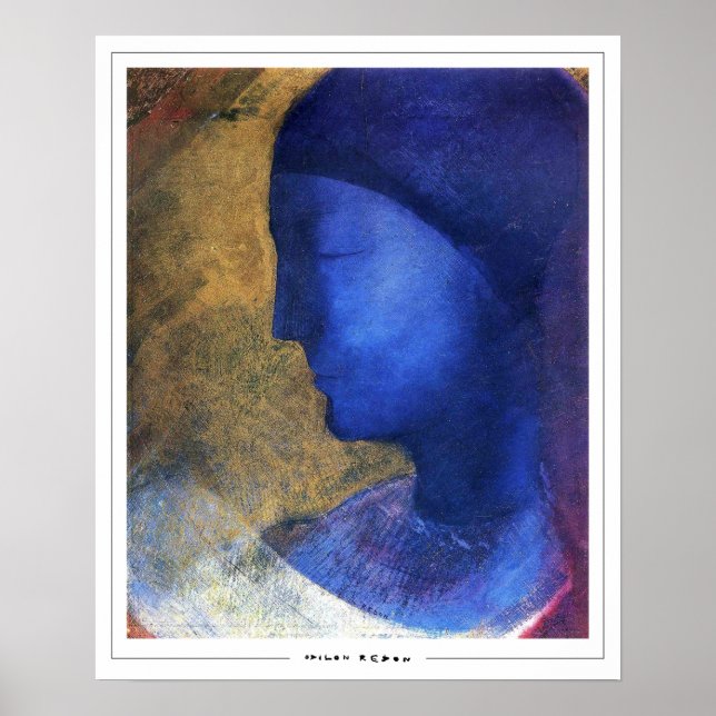 Odilon Redon Zedign Art Poster nr 26 (Framsidan)