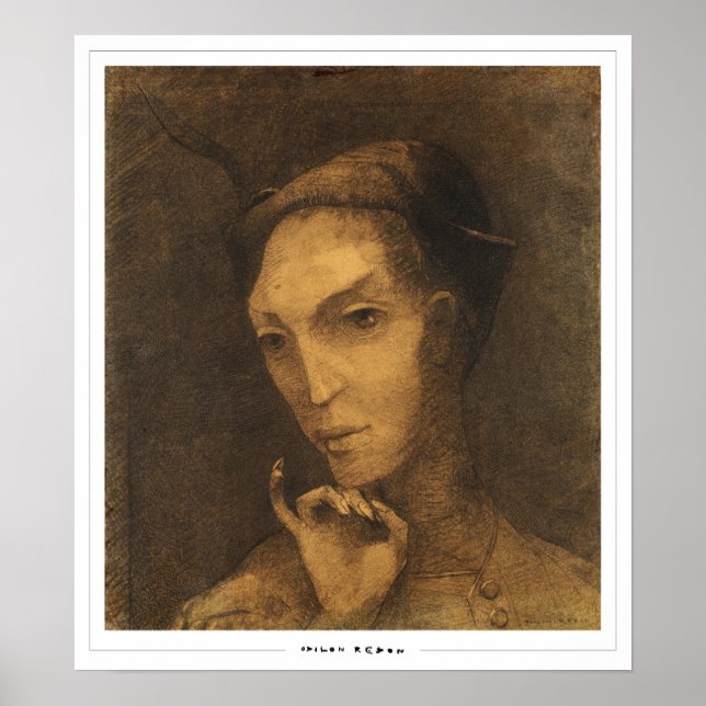 Odilon Redon Zedign Art Poster nr 264 (Framsidan)