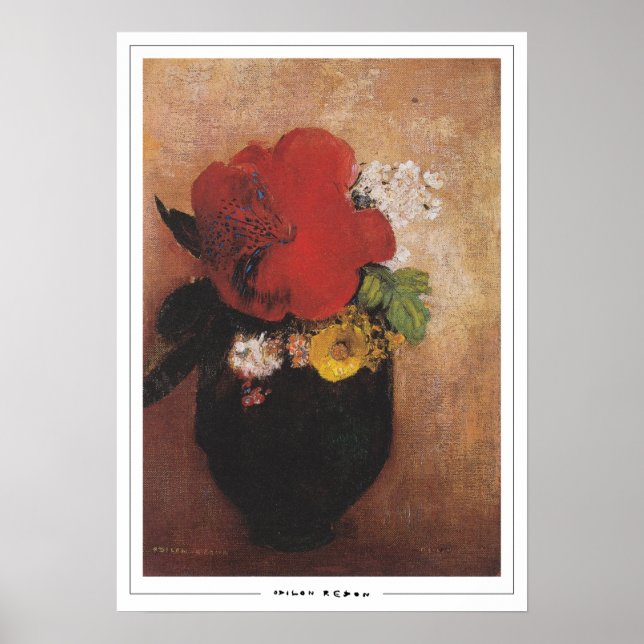 Odilon Redon Zedign Art Poster nr 292 (Framsidan)