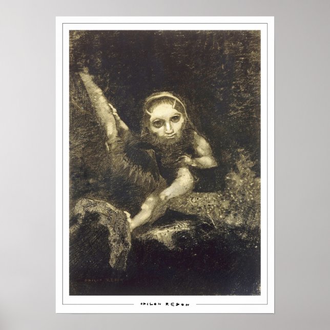 Odilon Redon Zedign Art Poster nr 517 (Framsidan)