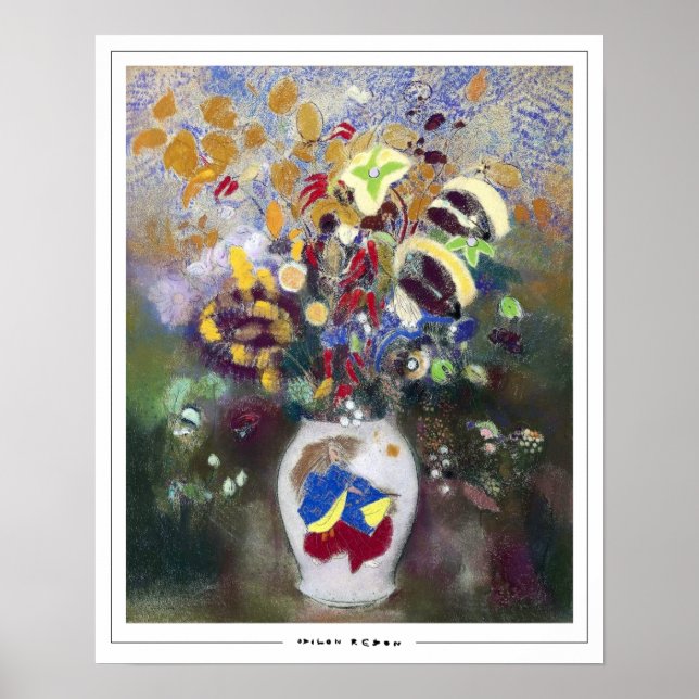 Odilon Redon Zedign Art Poster nr 528 (Framsidan)